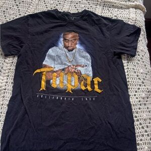 Tupac Graphic Black T-Shirt